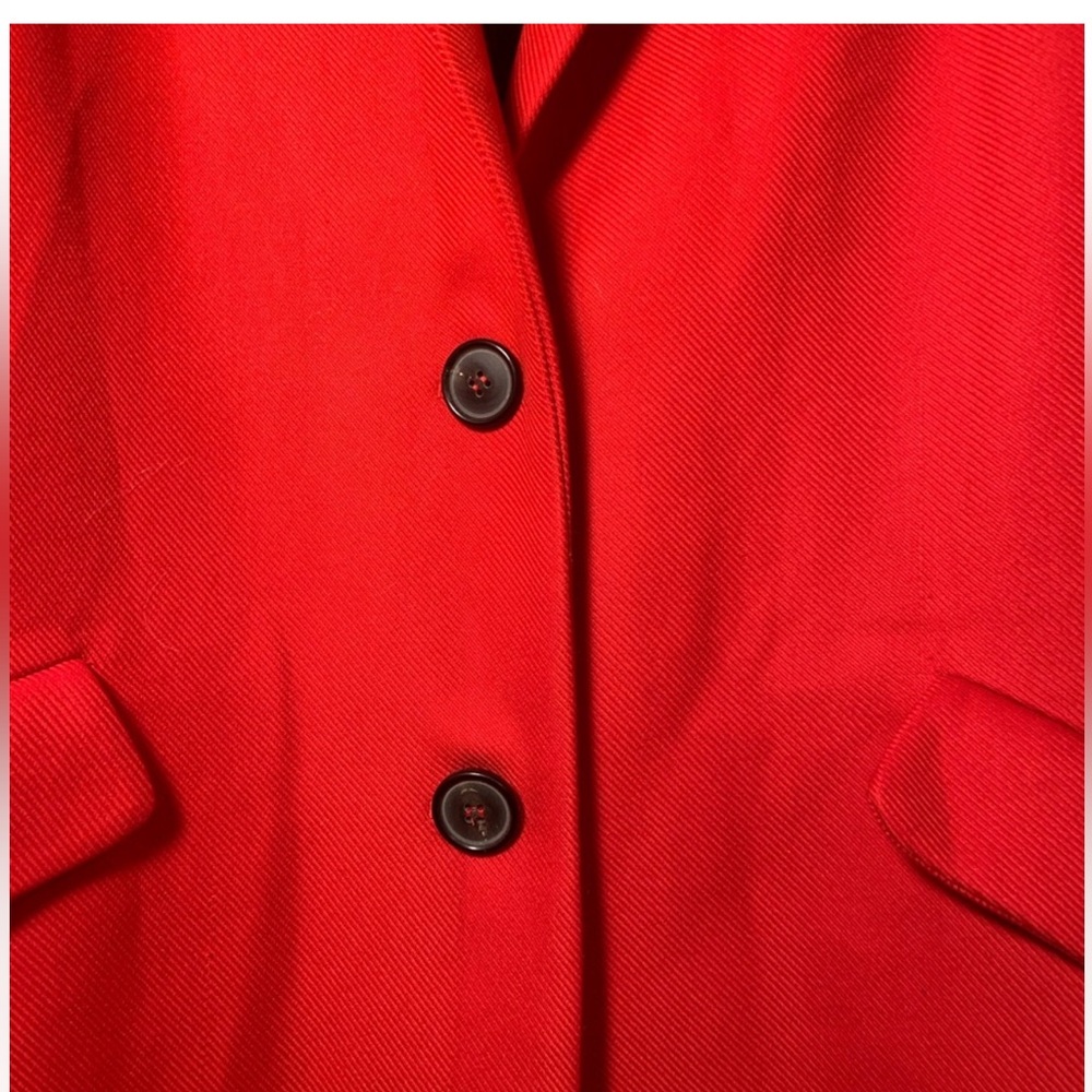 Zara Woman Red Women's Coat Size Medium - Picture 4 of 6